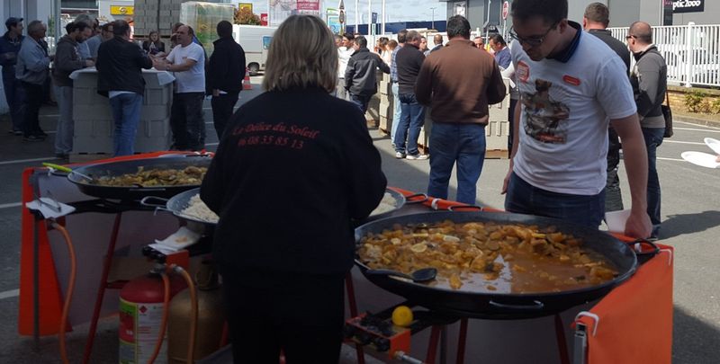 Réalisation d'un colombo de poisson pour une société d'evenementiels à Paris